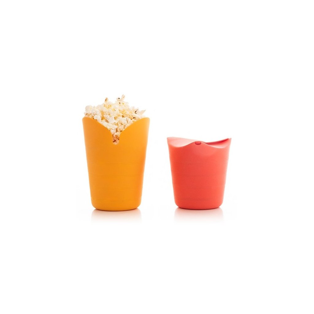Silikonové skládací nádoby na popcorn Popbox InnovaGoods 2ks