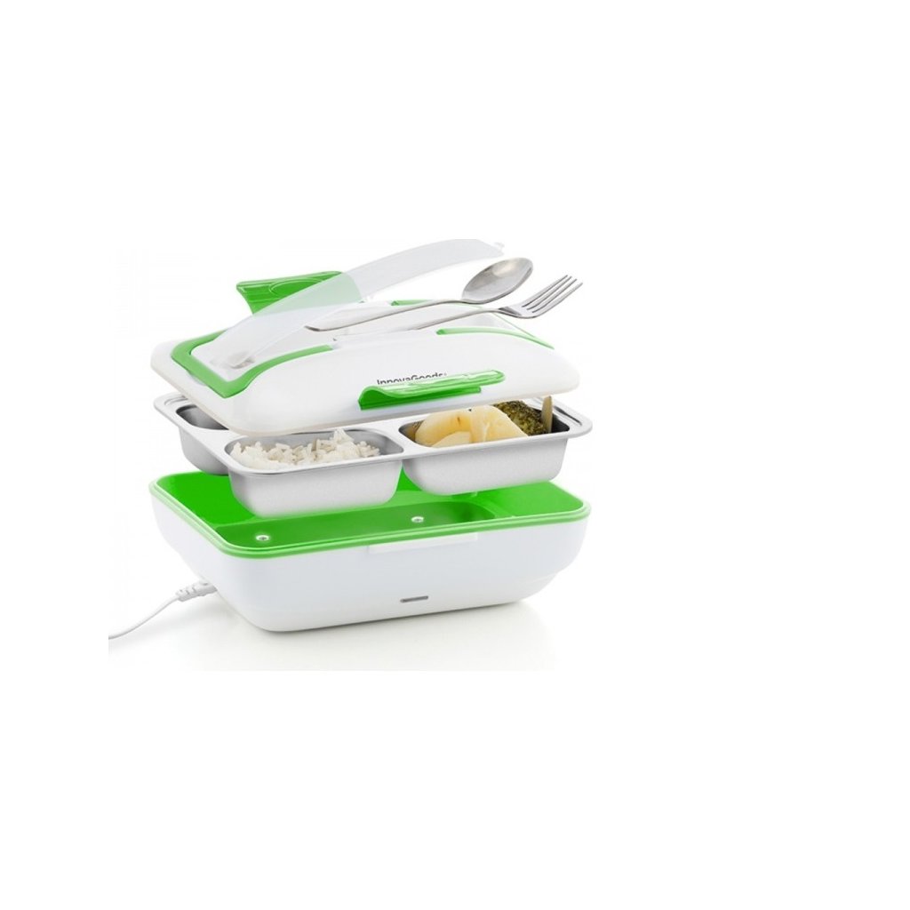 Elektrická krabička na jídlo Pro InnovaGoods 50 W bílo-zelená