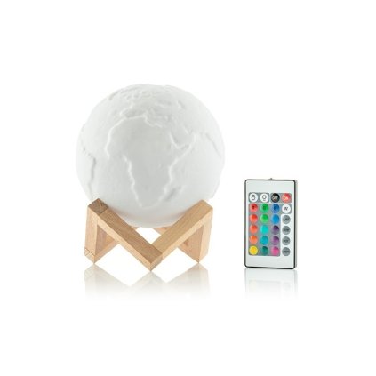 Dobíjecí LED lampa planeta Země Worldy InnovaGoods