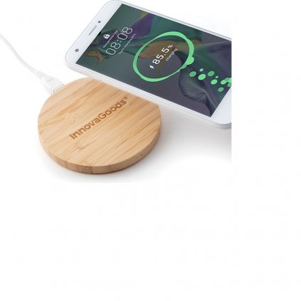 Bambusová bezdrátová nabíječka InnovaGoods