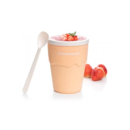 Pohár na zmrzlinu a ledovou tříšť s recepty Frulsh InnovaGoods