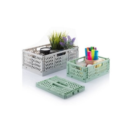Sada 3 skládacích a stohovatelných organizérů Boxtor InnovaGoods