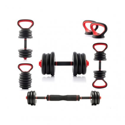 Sada volných závaží 6 v 1 s manuálem cviků Sixfit InnovaGoods