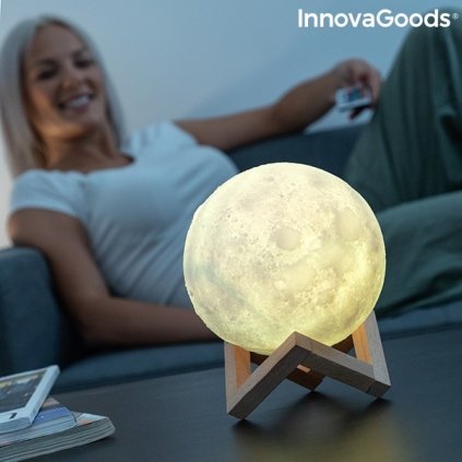 Nabíjecí LED Lampa Luna Moondy InnovaGoods