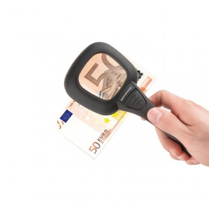 Lupa s LED a ultrafialovým světlem 3X InnovaGoods