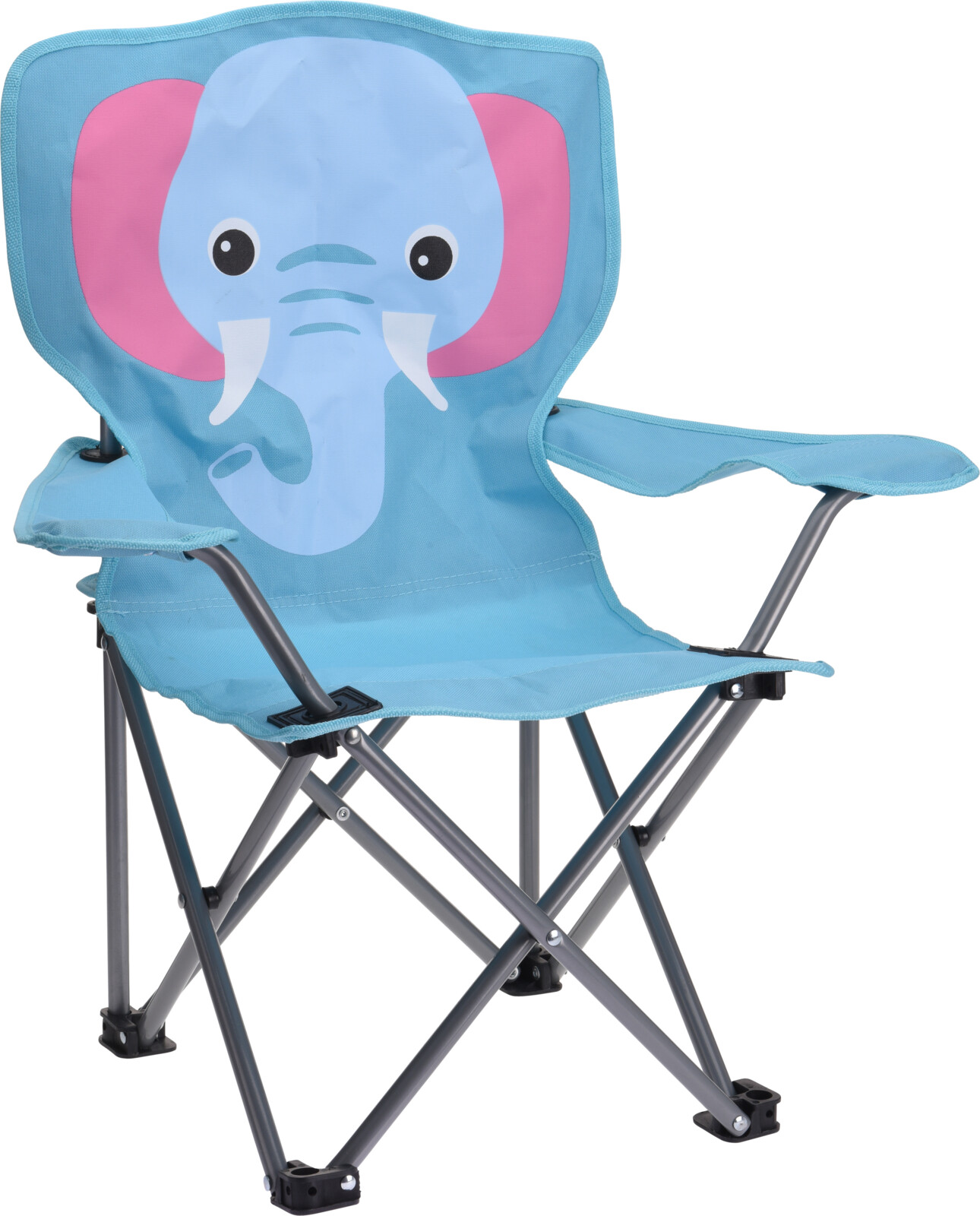 Dětská zahradní skládací židle se zvířátkem Barva: Modrá
