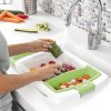 rozkladaci prkenko na krajeni s podnosem nadobou a cednikem 3 v 1 practicut innovagoods 153544 13